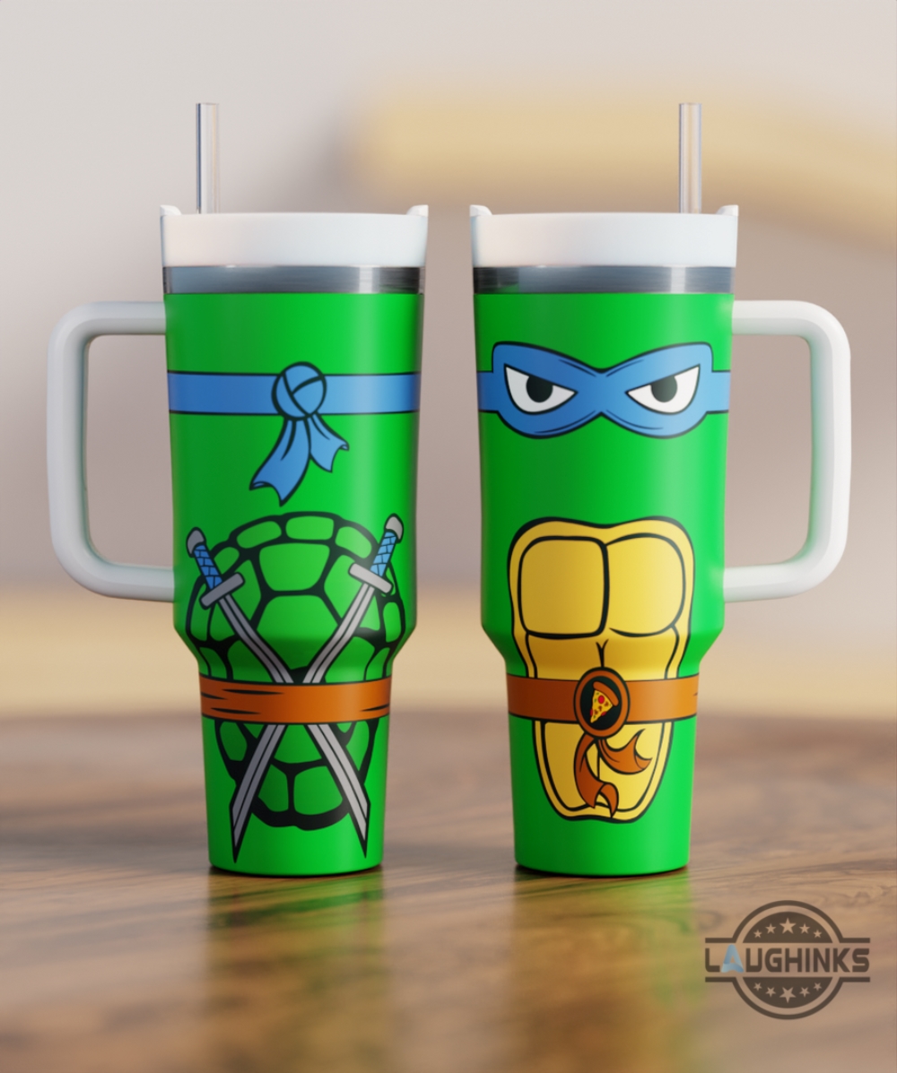 Turtle Leonardo, Donatello, Raphael and Michelangelo Ninja Turtle Teenage Mutant Ninja Turtles 30oz or 40Oz Tumbler HG