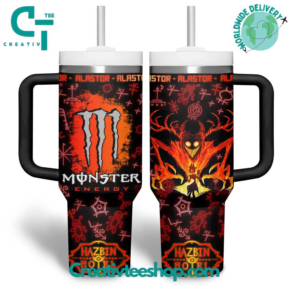 Hazbin Hotel Alastor Energy Gift for Her, Him on Birthday Xmas 30oz or 40oz Tumbler LN