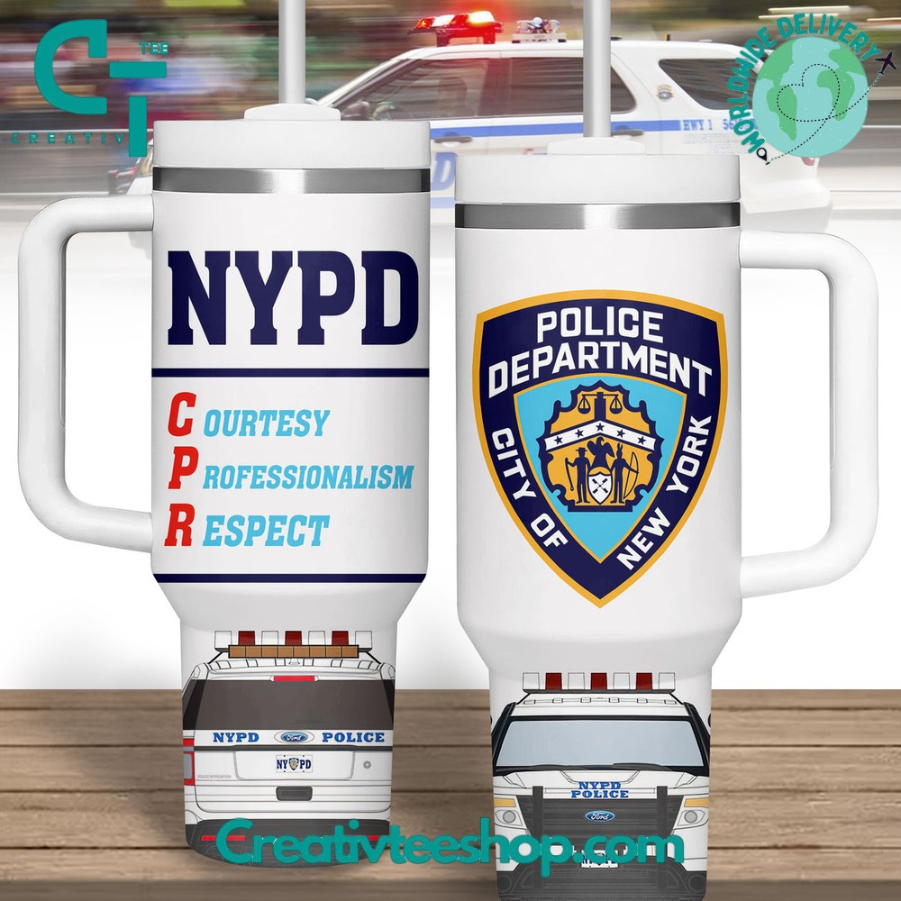 Law & Order NYPD Gift for Her, Him on Birthday Xmas 30oz or 40oz Tumbler LN