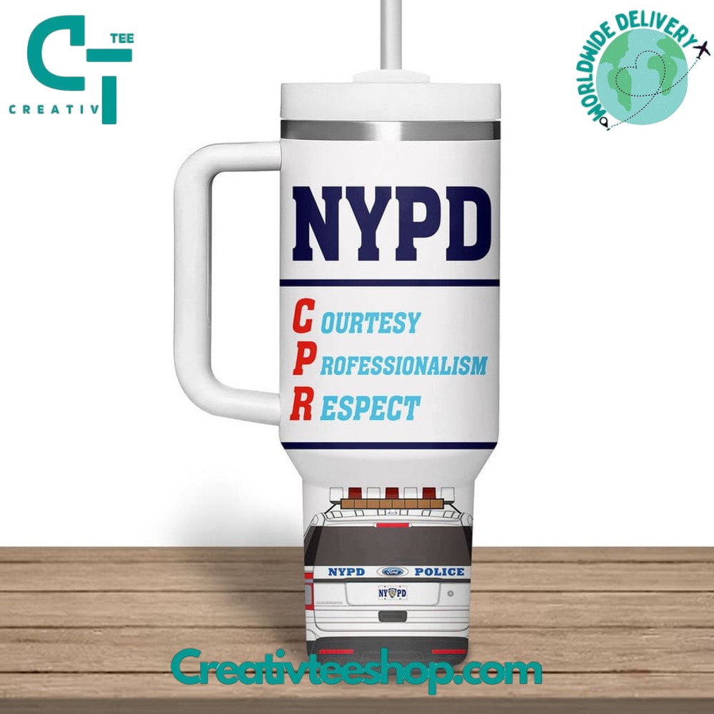 Law & Order NYPD Gift for Her, Him on Birthday Xmas 30oz or 40oz Tumbler LN
