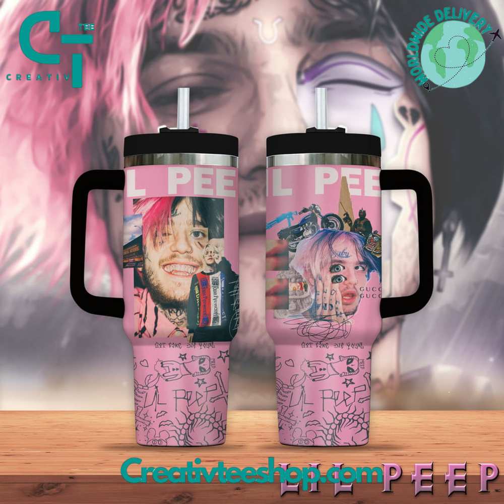 Lil Peep Gift for Her, Him on Birthday Xmas 30oz or 40oz Tumbler LN