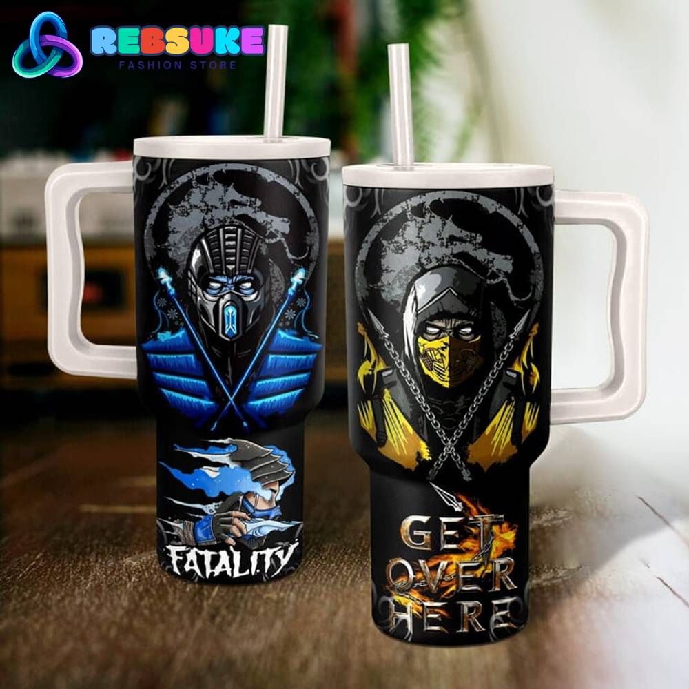 Mortal Kombat Get Over Here 30oz or 40 oz Tumbler HG