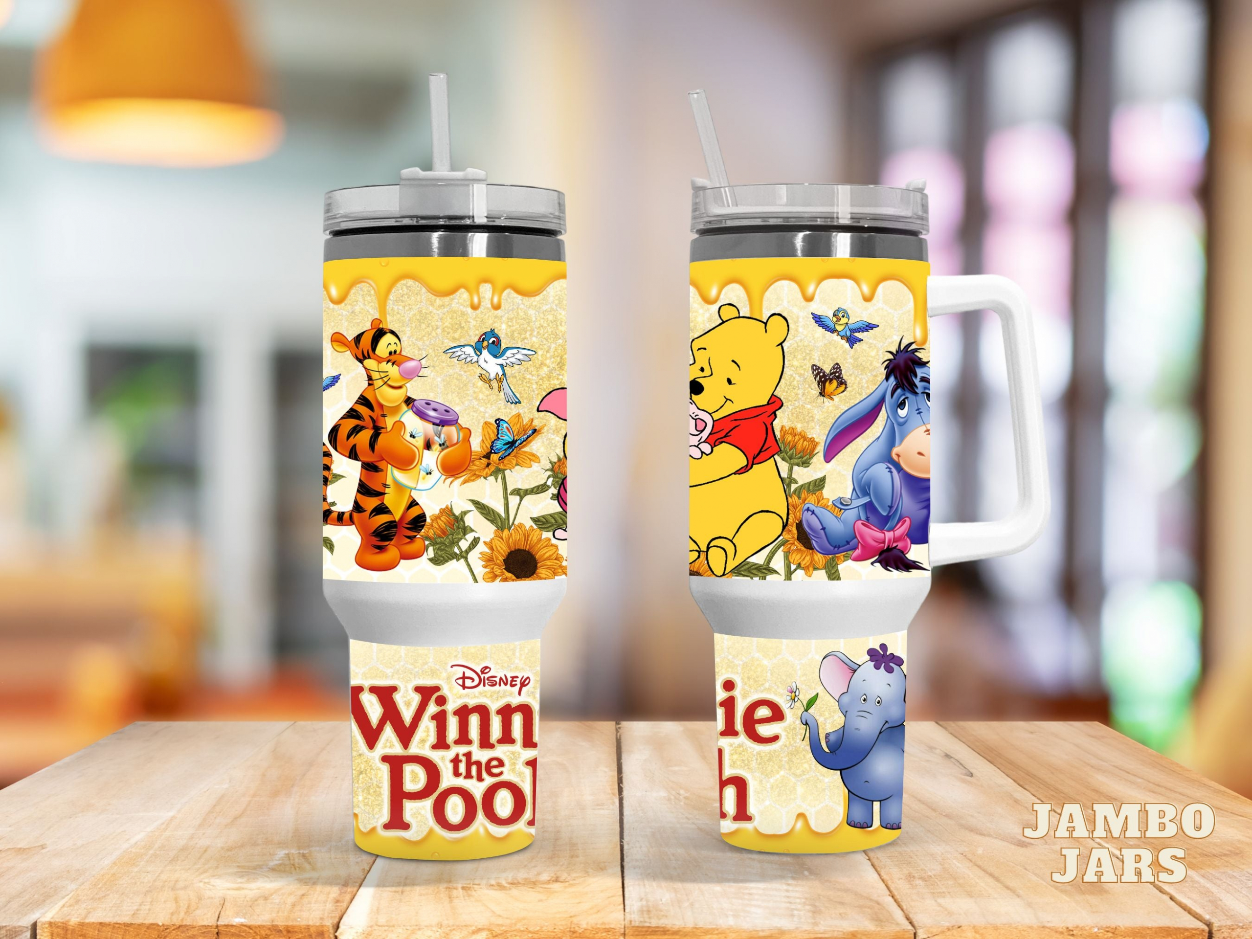 Bear and Friends 30oz or 40oz Quencher Tumbler LN Gift for Pooh winnie Pooh Bear Lovers