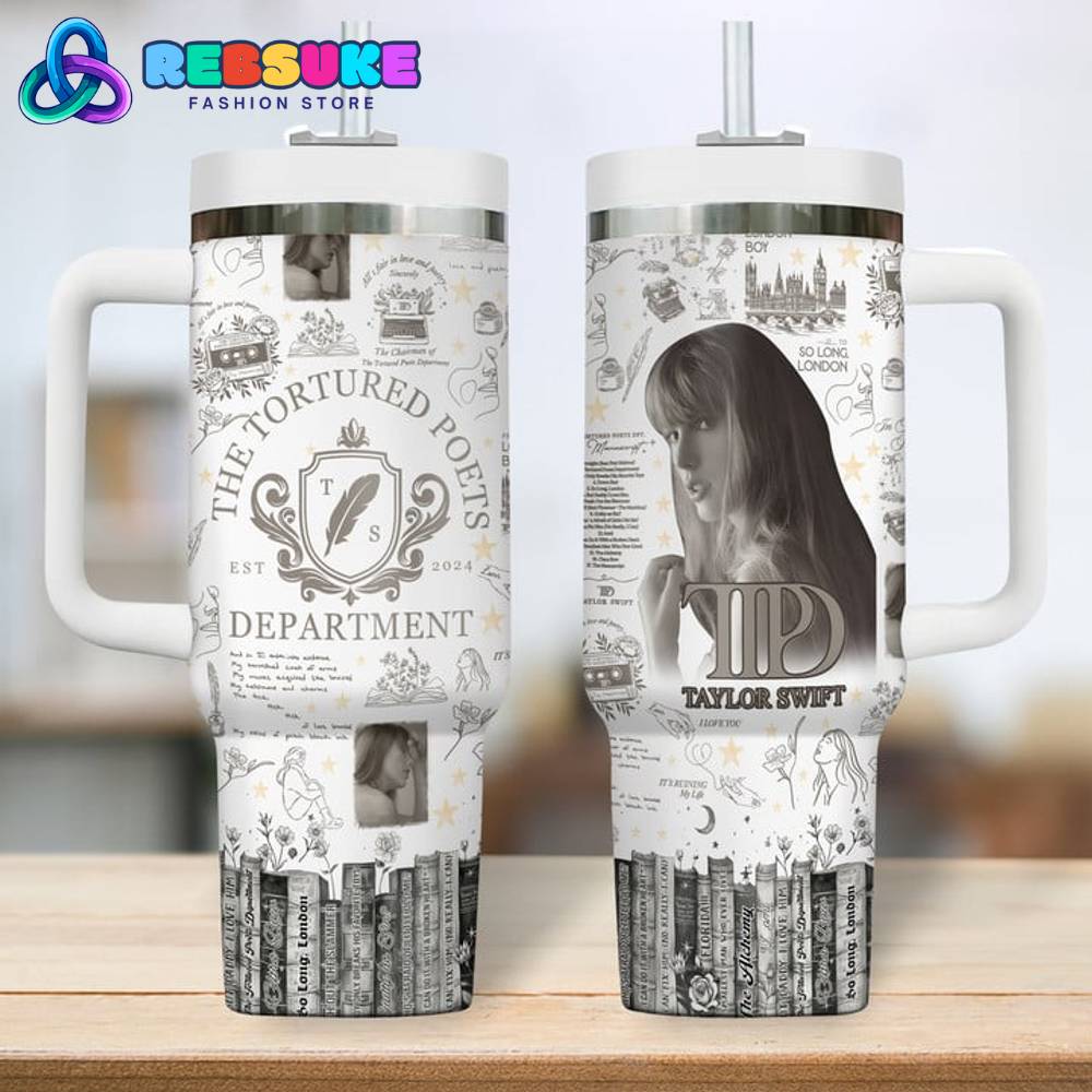 Taylor Swift The Tortured Poets Dept 30oz or 40 oz Tumbler HG