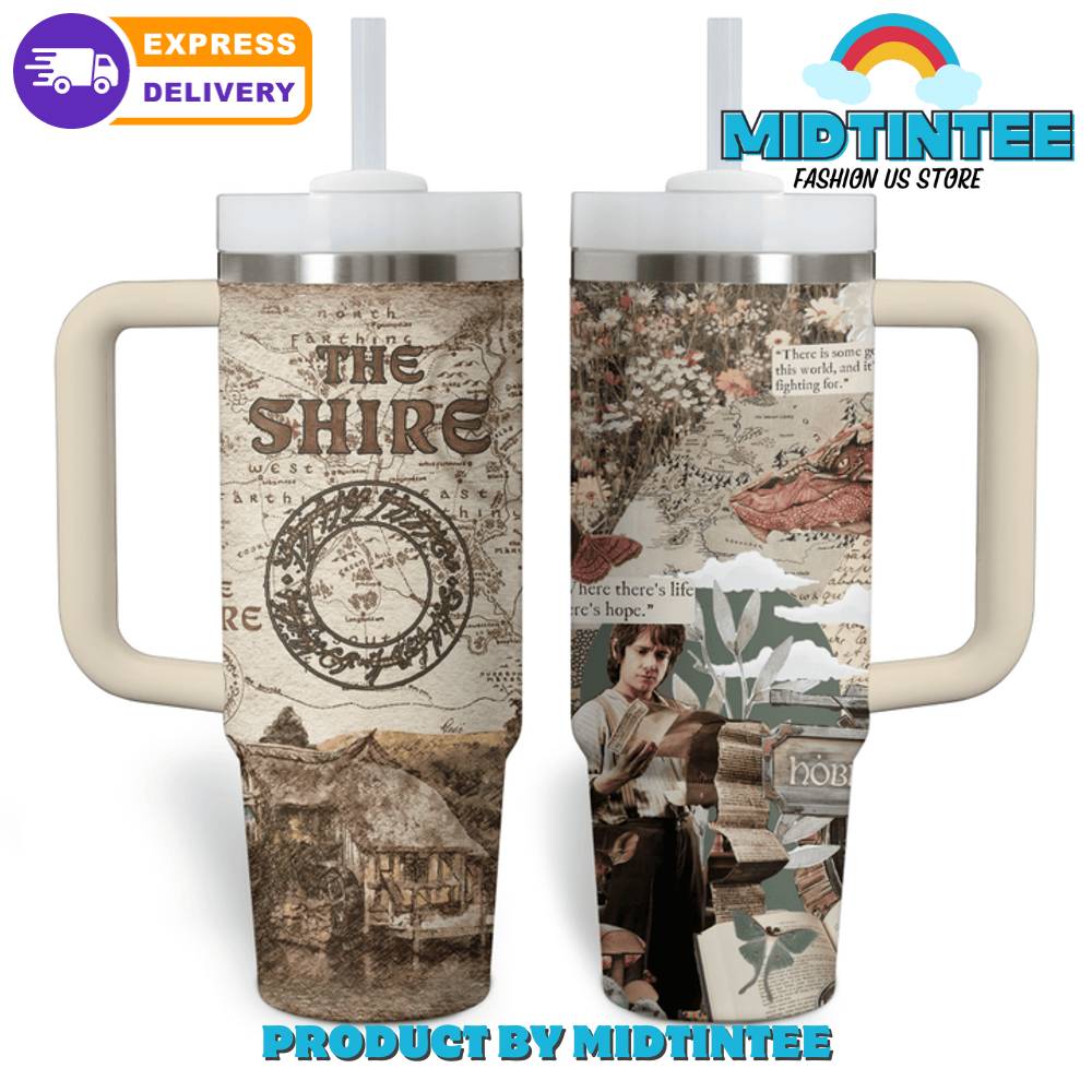 The Lord Of The Rings The Shire Gift for her,him, Birthday Xmas Halloween Gift 30oz or 40oz Tumbler LN