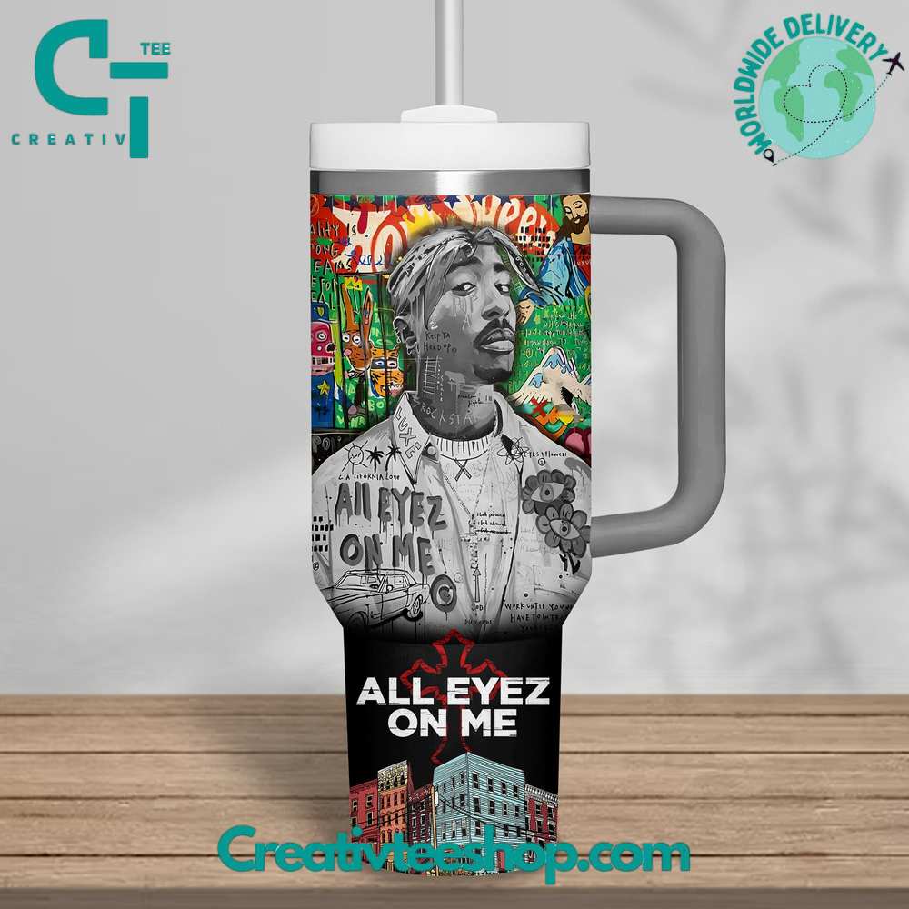 Tupac Shakur Poetic Justice Gift for Her, Him on Birthday Xmas 30oz or 40oz Tumbler LN