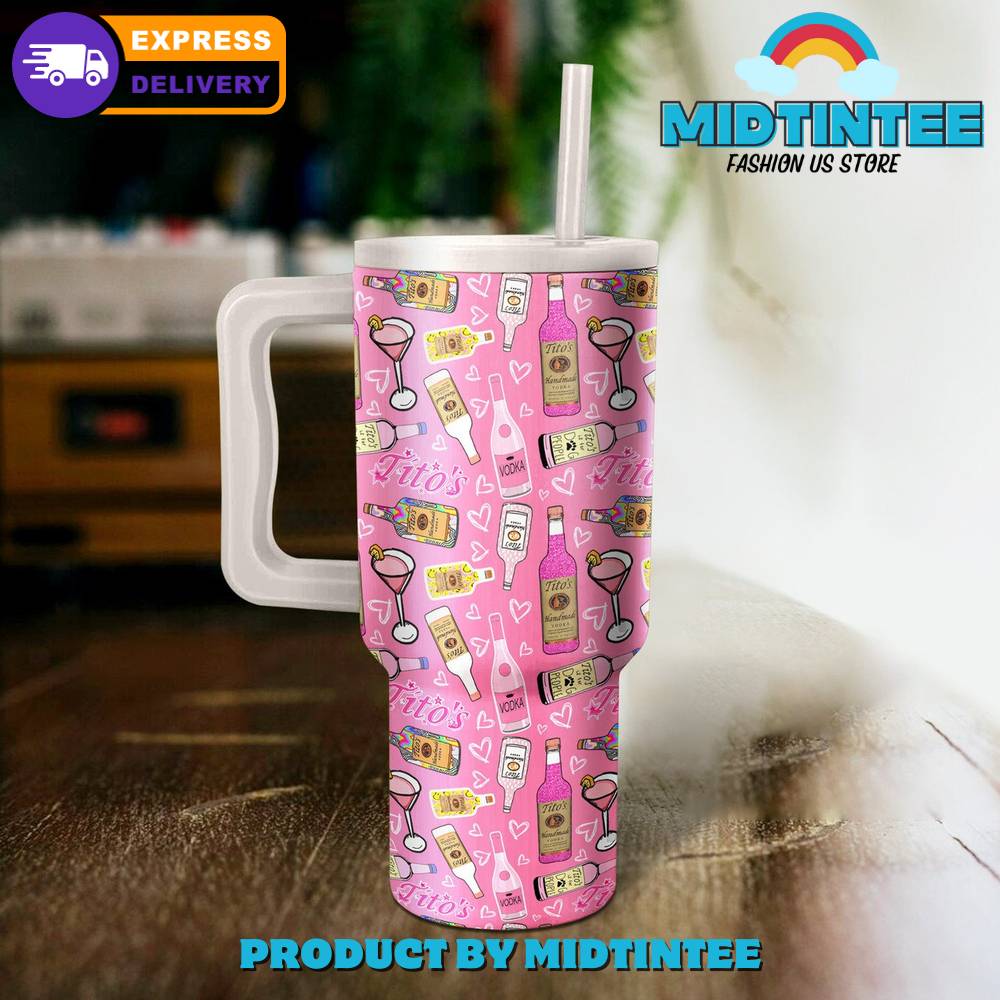 U Is For Valentine Vodka Gift For Her, Him 40oz Tumbler LN