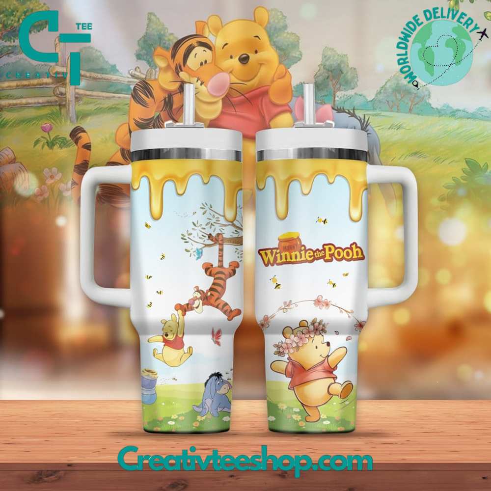 Winnie the Pooh Band Gift for Her, Him on Birthday Xmas 30oz or 40oz Tumbler LN