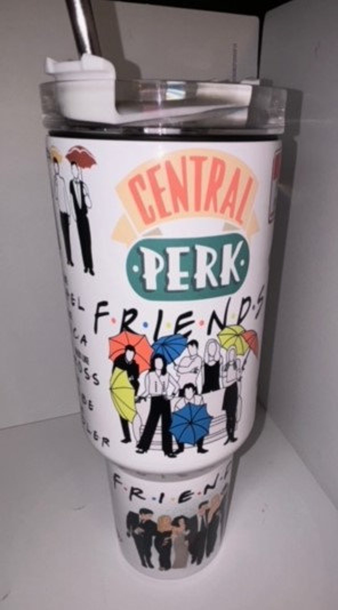 Friends Sublimated 30oz or 40oz Quencher Tumbler Gift For Her Him Birthday Gift LN