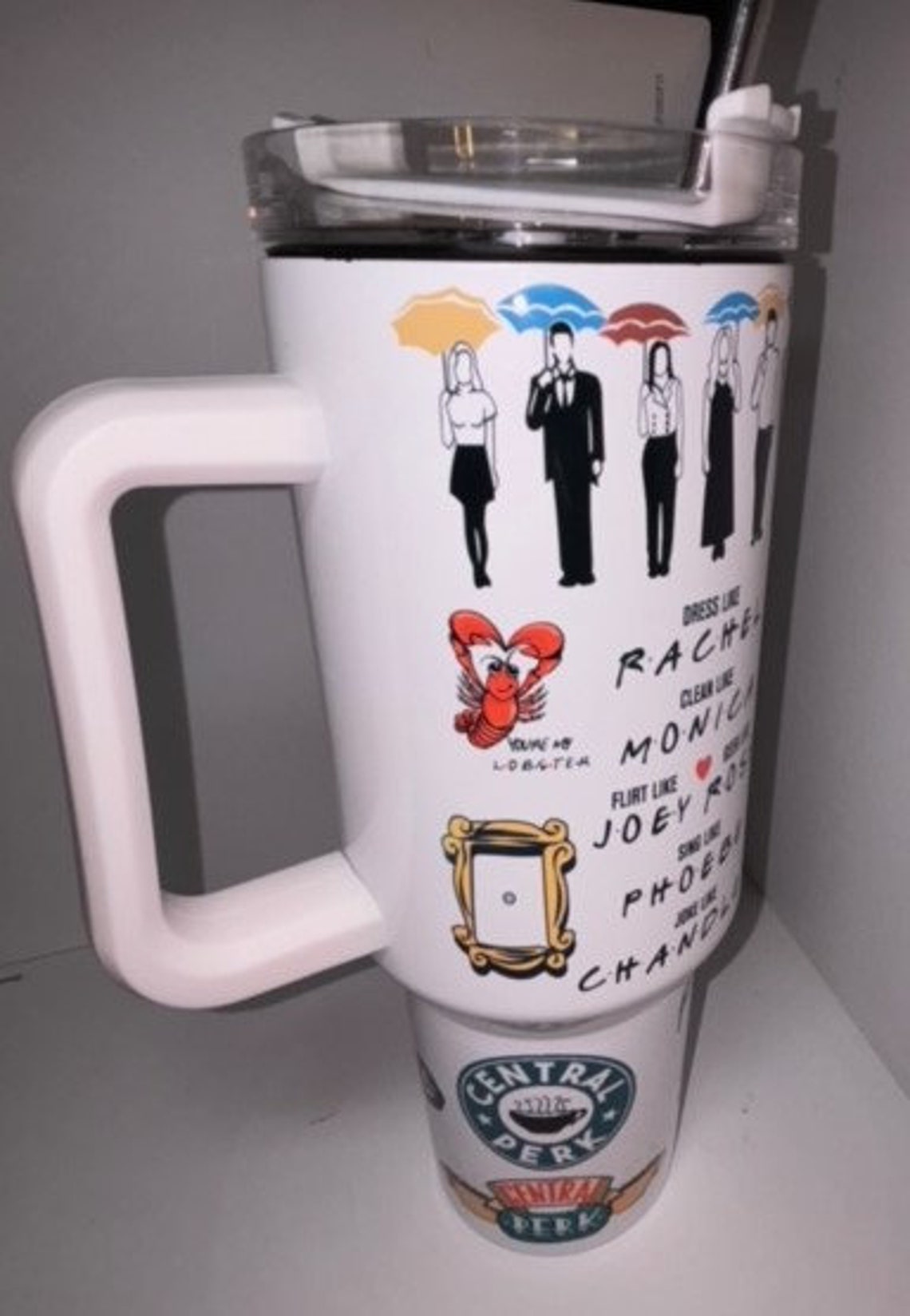 Friends Sublimated 30oz or 40oz Quencher Tumbler Gift For Her Him Birthday Gift LN