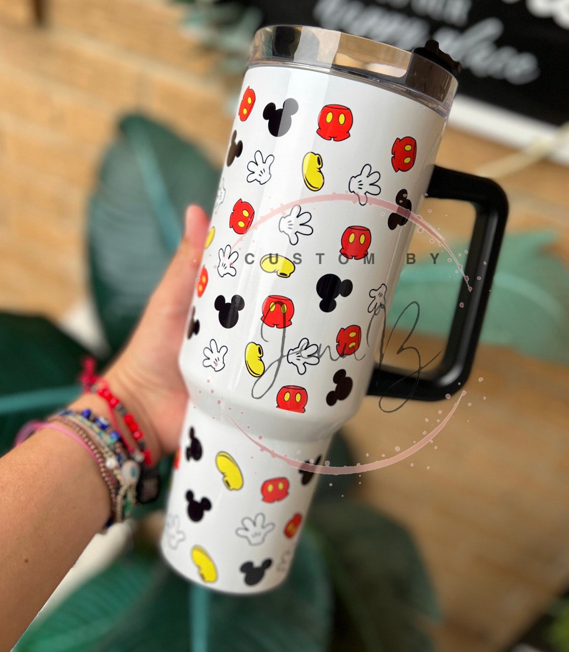 Disney Mickey Mouse 30oz or 40oz Tumbler fan gift, custom-made tumbler Gift girly Birthday Anniversary Gift HFN