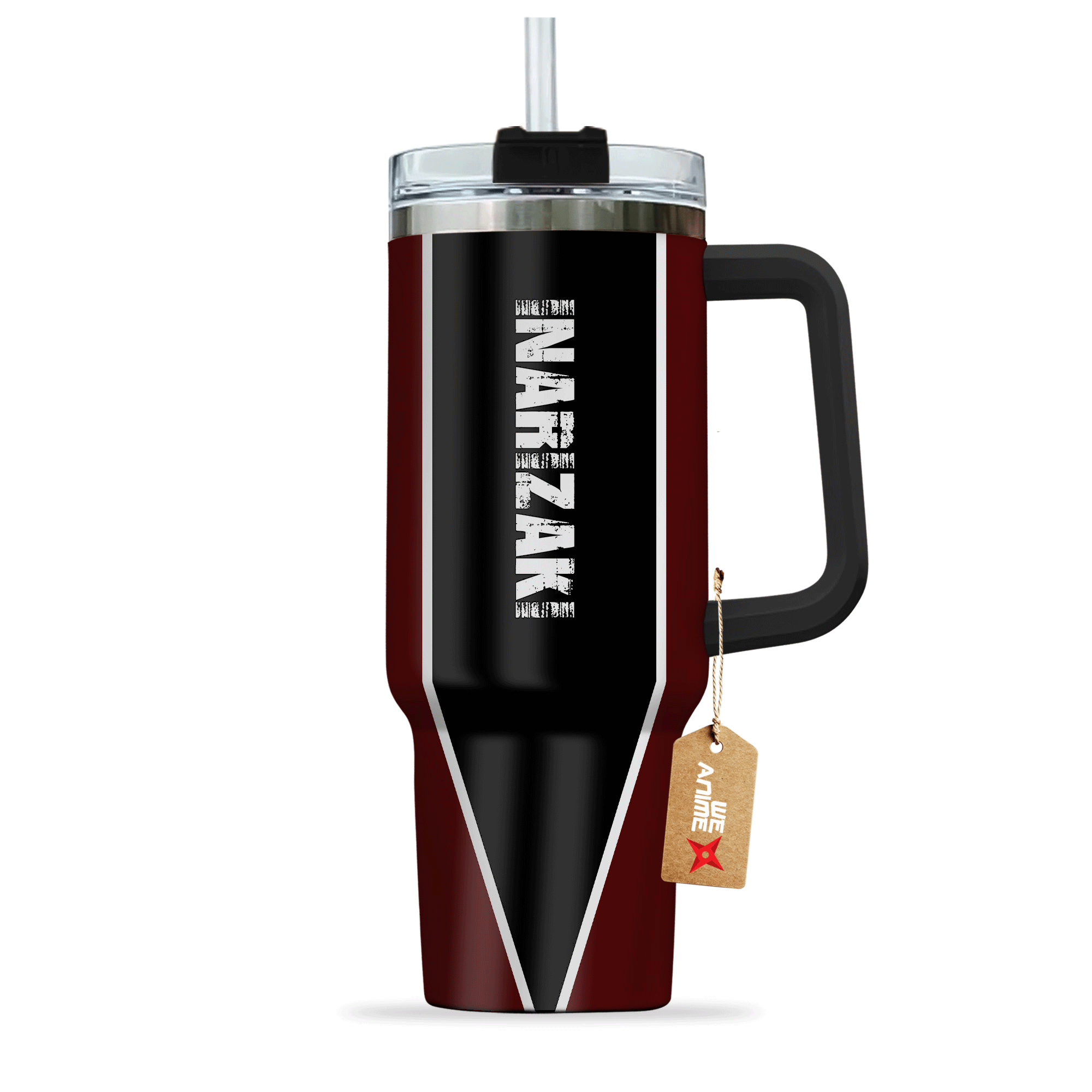 Inarizaki High Haikyuu Anime Custom 30oz or 40oz Quencher Stainless Steel Tumbler With Handle, Best Gift Idea NVA, Best Gift Idea NVA