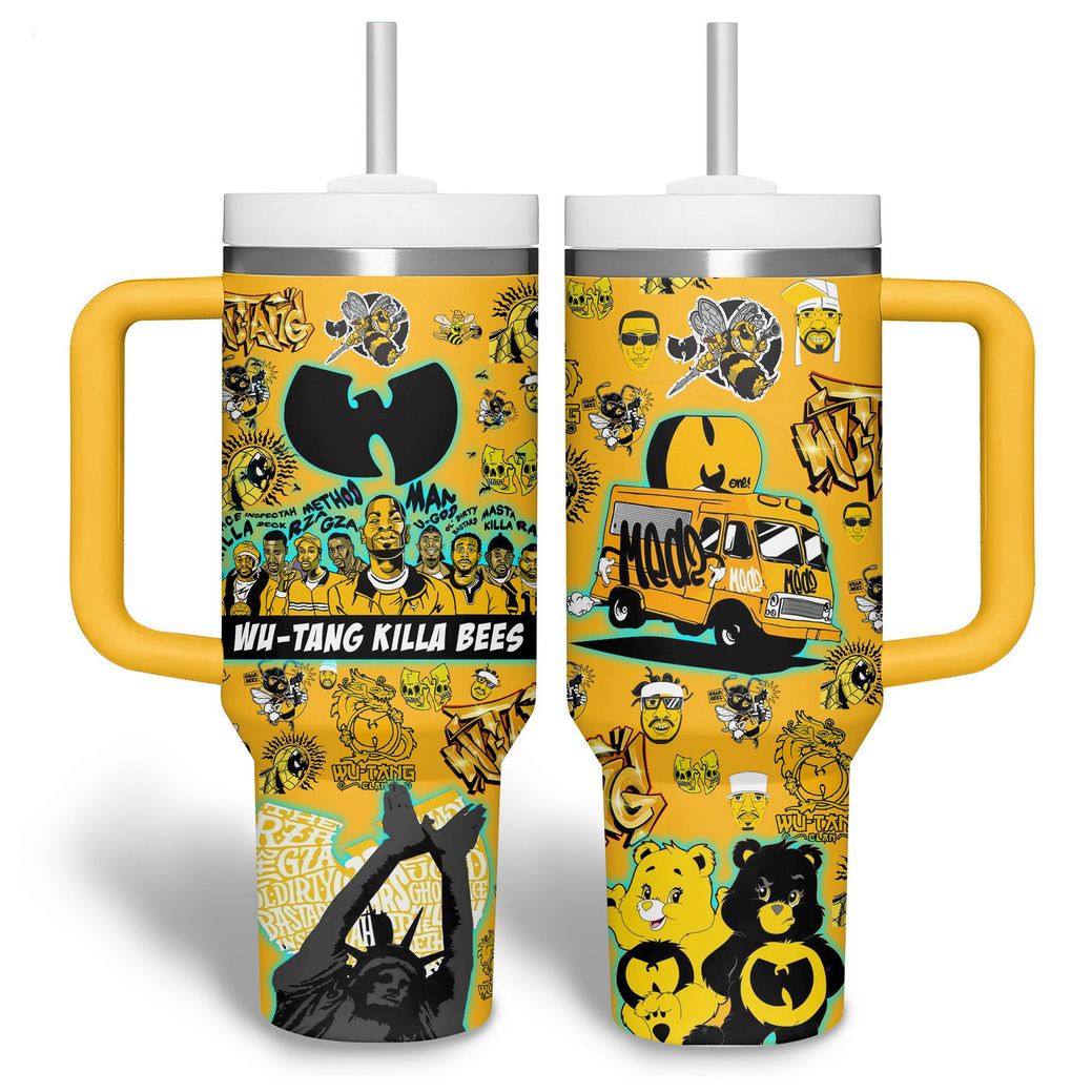 Wu-Tang Clan Music Custom Quencher 30oz or 40oz Stainless Steel Tumbler HG With Handle