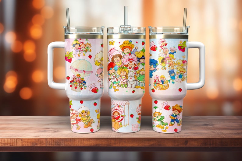 Strawberry Shortcake 30oz or 40 Oz Tumbler HG: Gift For Girls