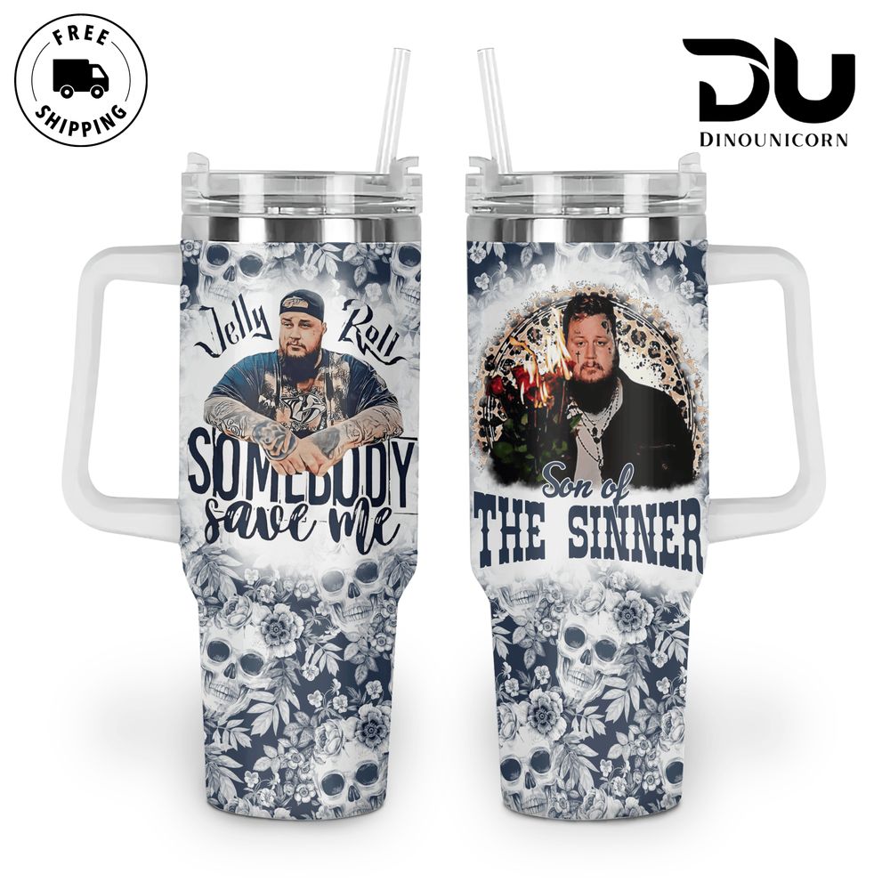 Jelly Roll Stanley Stanley Quencher 30oz or 40oz Stainless Steel Tumbler With Handle HG
